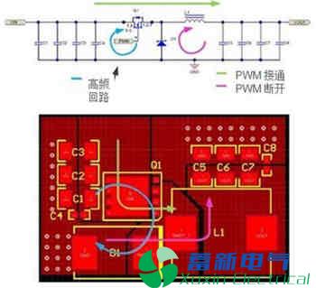 降压正弦波逆变电源原理图和布局 降压正弦波逆变电源原理图和布局