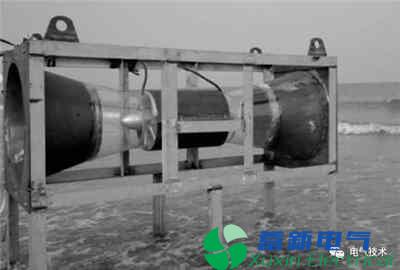 双向叶轮直驱式潮流发电机在近海岸潮流中的实验及分析